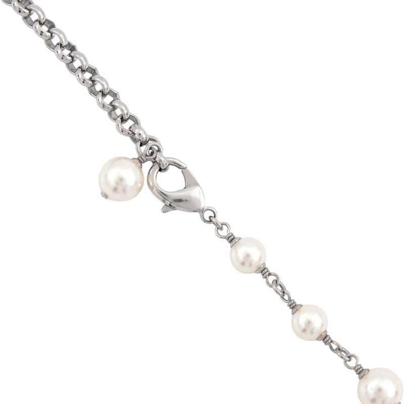 シャネル ネックレス ココマーク フェイクパール ラインストーン A17 K CHANEL ロングネックレス