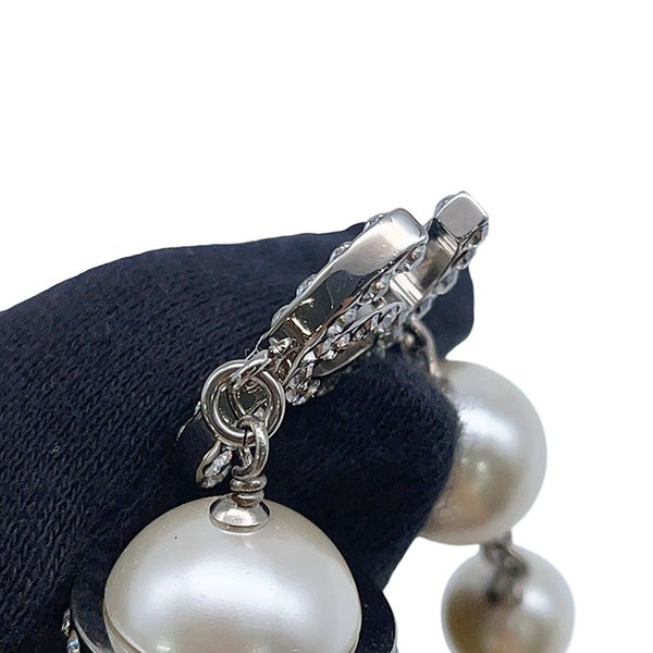 シャネル ネックレス ココマーク フェイクパール ラインストーン A17 K CHANEL ロングネックレス