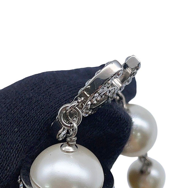 シャネル ネックレス ココマーク フェイクパール ラインストーン A17 K CHANEL ロングネックレス