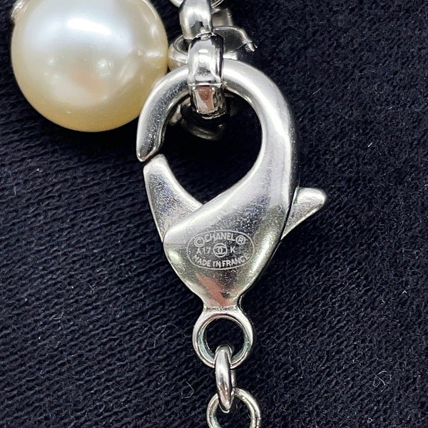 シャネル ネックレス ココマーク フェイクパール ラインストーン A17 K CHANEL ロングネックレス