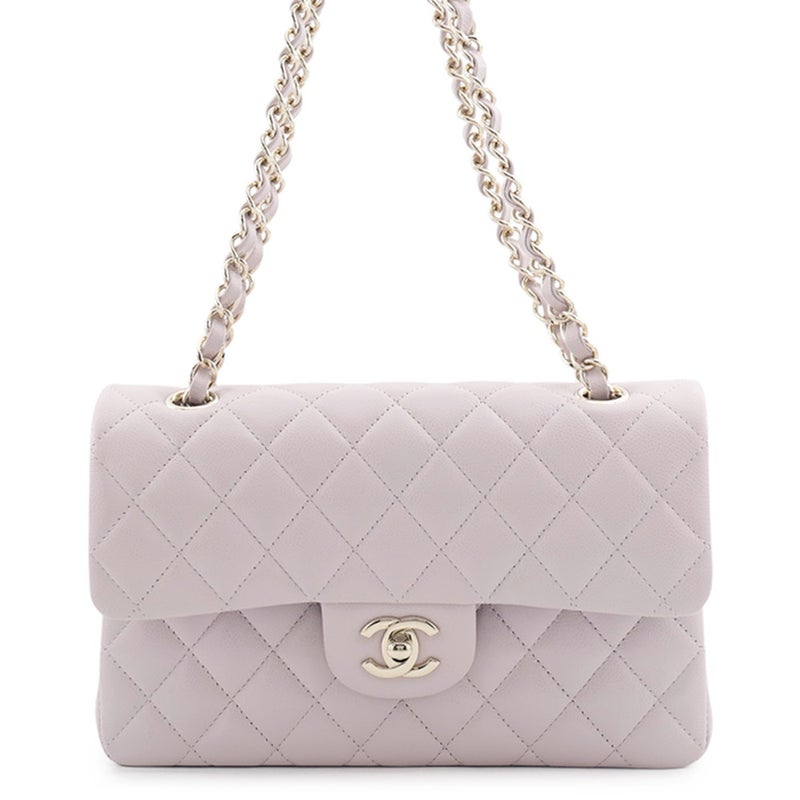 シャネル チェーンショルダーバッグ マトラッセ23 ココマーク ダブルチェーン キャビアスキン A01113 CHANEL