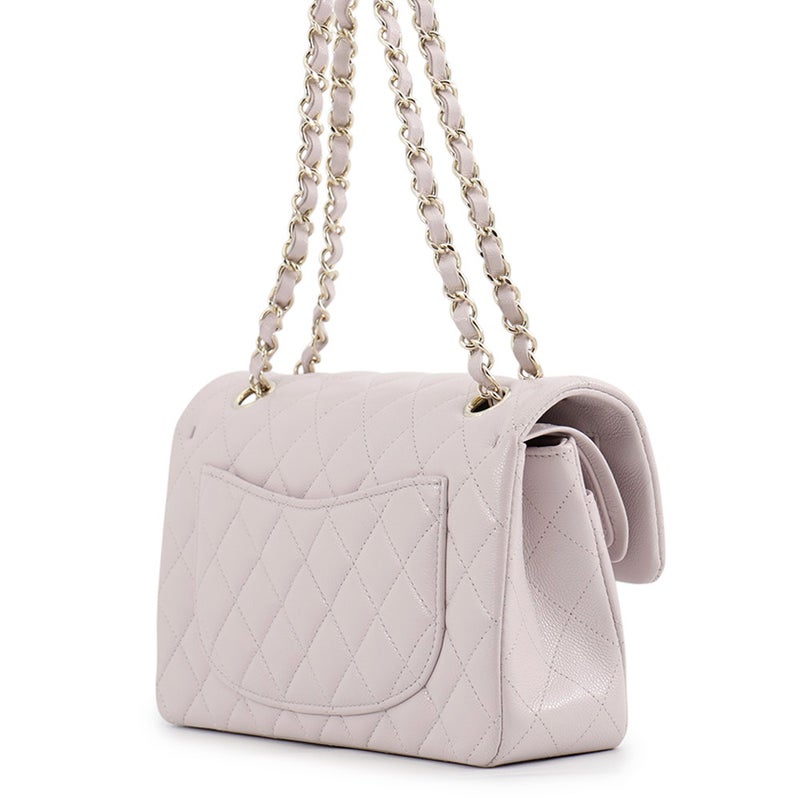 シャネル チェーンショルダーバッグ マトラッセ23 ココマーク ダブルチェーン キャビアスキン A01113 CHANEL