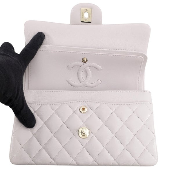 シャネル チェーンショルダーバッグ マトラッセ23 ココマーク ダブルチェーン キャビアスキン A01113 CHANEL