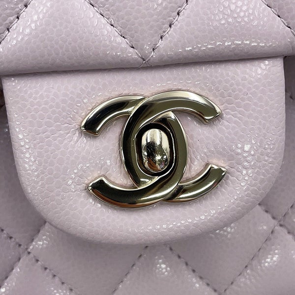 シャネル チェーンショルダーバッグ マトラッセ23 ココマーク ダブルチェーン キャビアスキン A01113 CHANEL