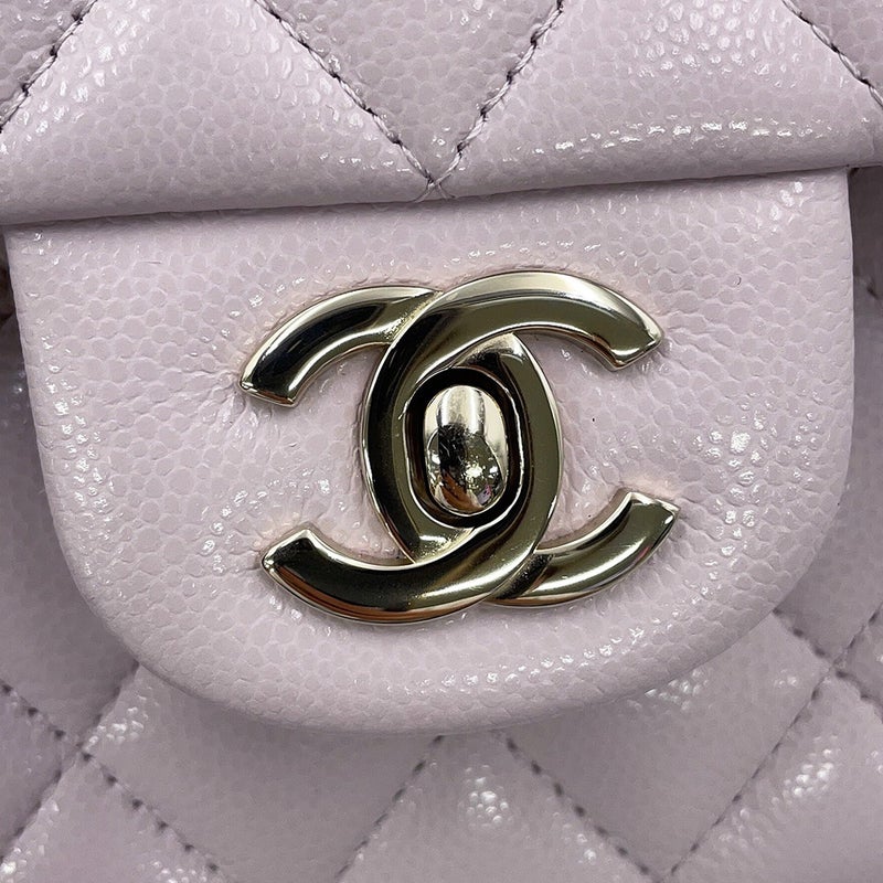シャネル チェーンショルダーバッグ マトラッセ23 ココマーク ダブルチェーン キャビアスキン A01113 CHANEL