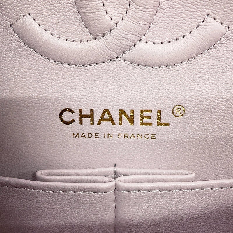 シャネル チェーンショルダーバッグ マトラッセ23 ココマーク ダブルチェーン キャビアスキン A01113 CHANEL