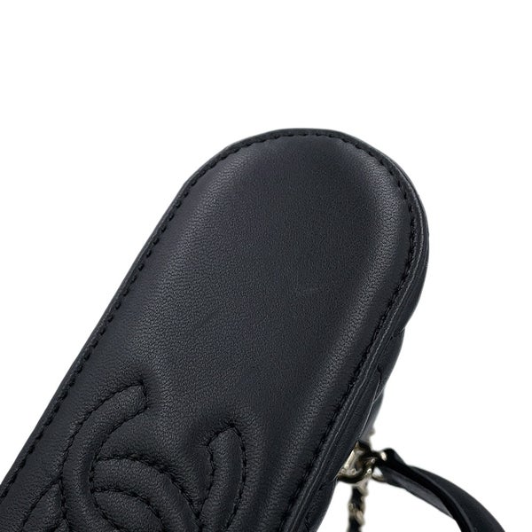 シャネル チェーンショルダーバッグ マトラッセ ココマーク チェーン クラッチ ラムスキン AP5070 CHANEL 黒 2way