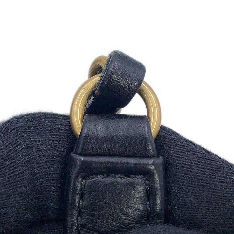 シャネル チェーンショルダーバッグ マトラッセ ココマーク シングルフラップ ミニ AS2495 CHANEL 黒