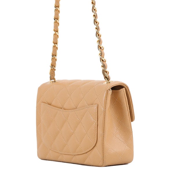 シャネル チェーンショルダーバッグ ミニ マトラッセ ココマーク シングルチェーン キャビアスキン A01115 CHANEL ミニマト
