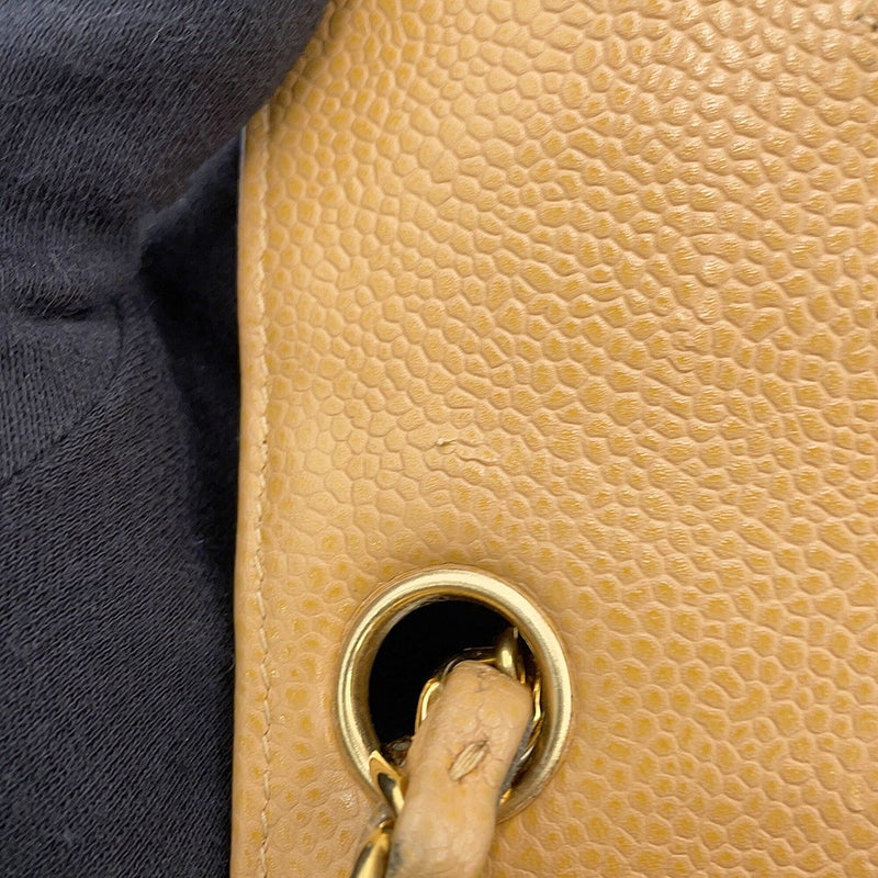 シャネル チェーンショルダーバッグ ミニ マトラッセ ココマーク シングルチェーン キャビアスキン A01115 CHANEL ミニマト