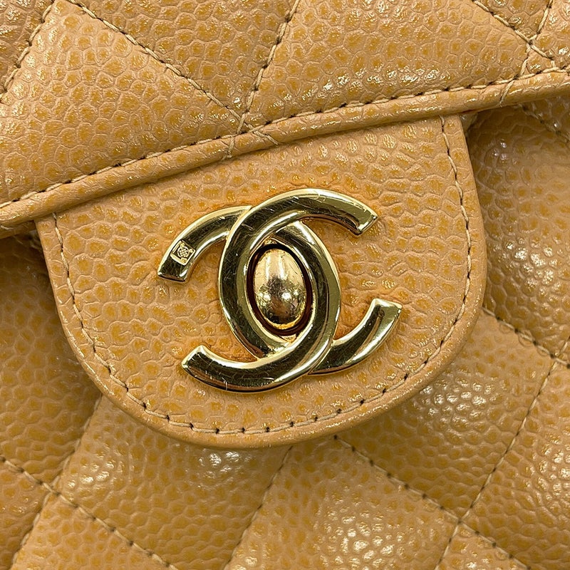 シャネル チェーンショルダーバッグ ミニ マトラッセ ココマーク シングルチェーン キャビアスキン A01115 CHANEL ミニマト