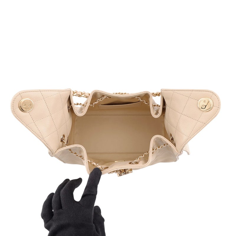 シャネル チェーンショルダーバッグ マトラッセ ココマーク CHANEL25 スモール キャビアスキン AS5293 CHANEL