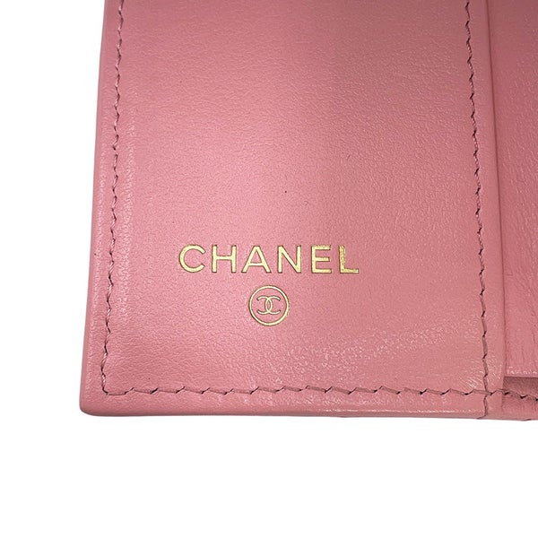 シャネル 三つ折り財布 マトラッセ ココマーク クラシック スモール フラップ ウォレット キャビアスキン AP0230 CHANEL