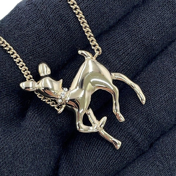 シャネル ノベルティ ココマーク バンビモチーフ ロングネックレス G26C CHANEL アクセサリー VIP限定イヤーズギフト