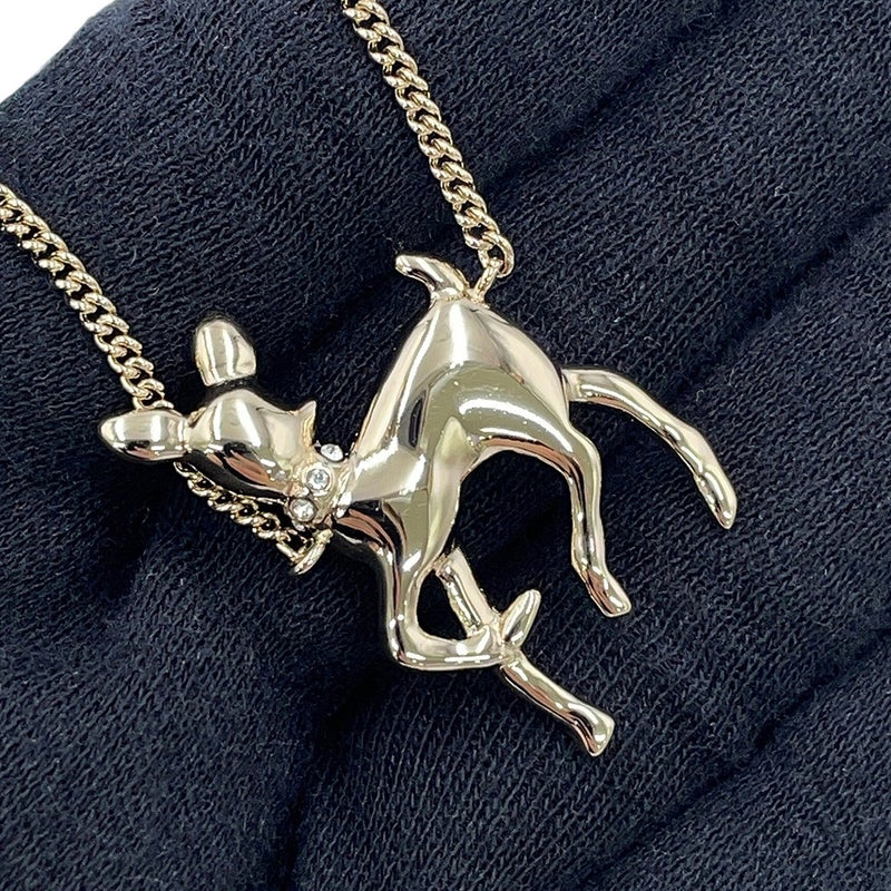 シャネル ノベルティ ココマーク バンビモチーフ ロングネックレス G26C CHANEL アクセサリー VIP限定イヤーズギフト