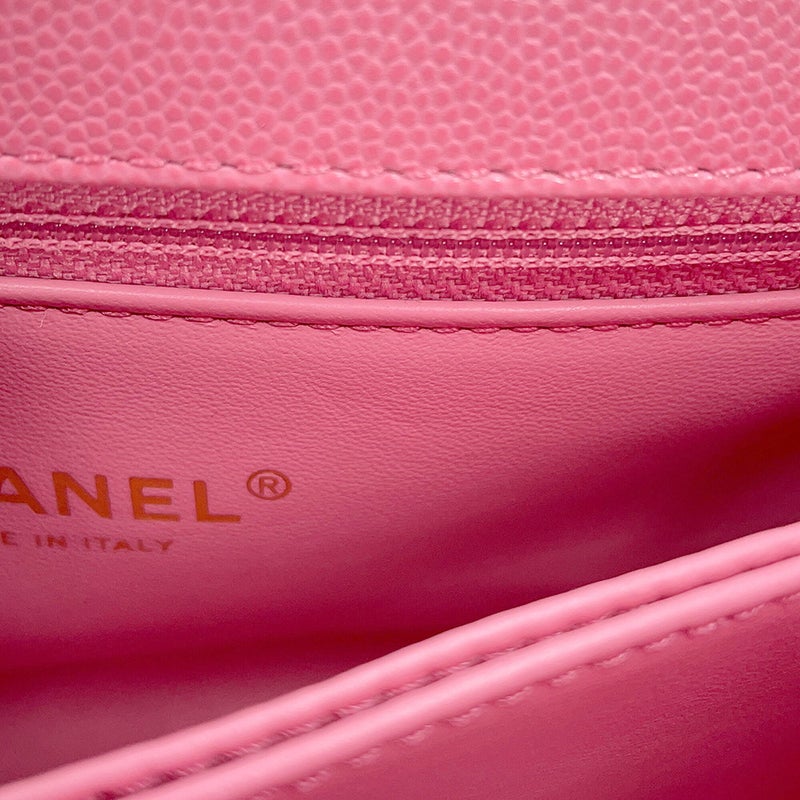 シャネル ハンドバッグ マトラッセ ココマーク ココハンドル キャビアスキン A92990 CHANEL 2wayショルダーバッグ