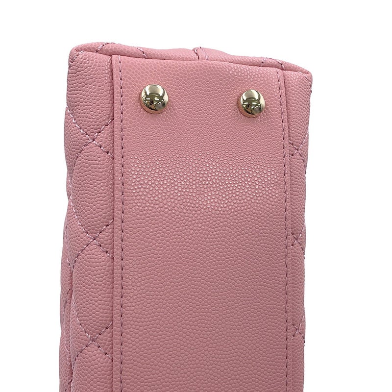 シャネル ハンドバッグ マトラッセ ココマーク ココハンドル キャビアスキン A92990 CHANEL 2wayショルダーバッグ