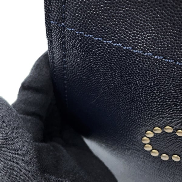 シャネル トートバッグ ドーヴィル ショッピングバッグ ココマーク スタッズ キャビアスキン A57069 CHANEL 2way