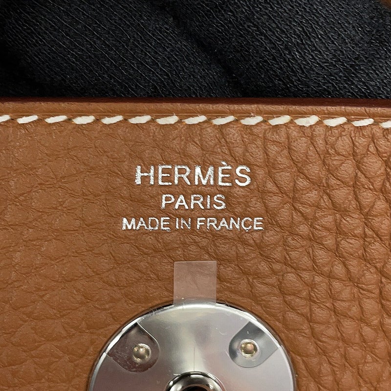 エルメス ハンドバッグ リンディ26  ゴールド/シルバー金具 トリヨンクレマンス G刻印 HERMES 2way