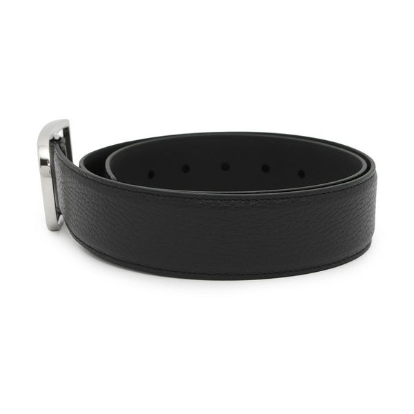 グッチ べルト レザー サイズ85 449716 GUCCI メンズ 黒 アウトレット品