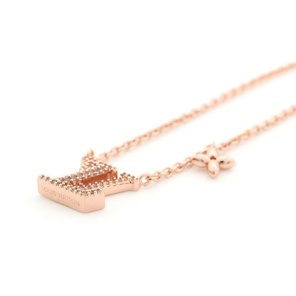 ルイヴィトン ネックレス LV アイコニック ラインストーン ピンクゴールド M00985 LOUIS VUITTON アクセサリー