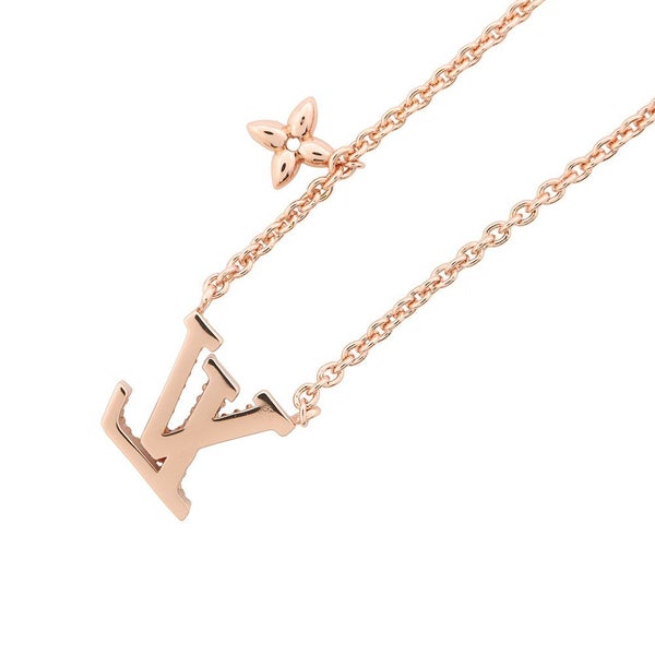 ルイヴィトン ネックレス LV アイコニック ラインストーン ピンクゴールド M00985 LOUIS VUITTON アクセサリー