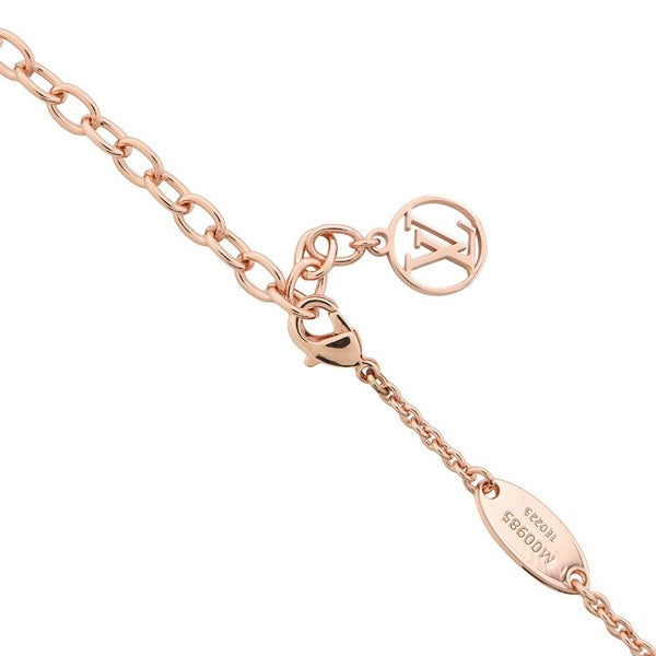ルイヴィトン ネックレス LV アイコニック ラインストーン ピンクゴールド M00985 LOUIS VUITTON アクセサリー