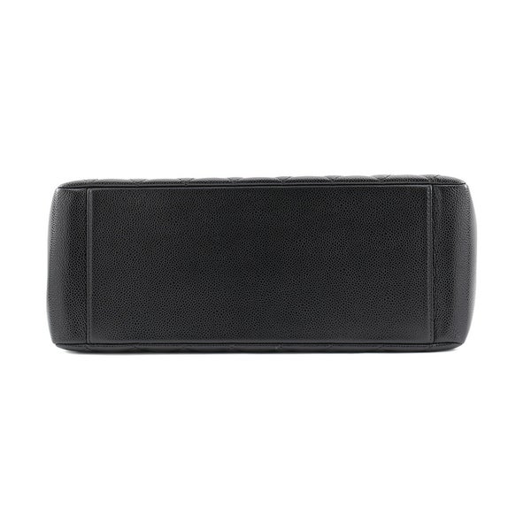 シャネル チェーントートバッグ マトラッセ ココマーク GSTトート キャビアスキン A50995 CHANEL 黒