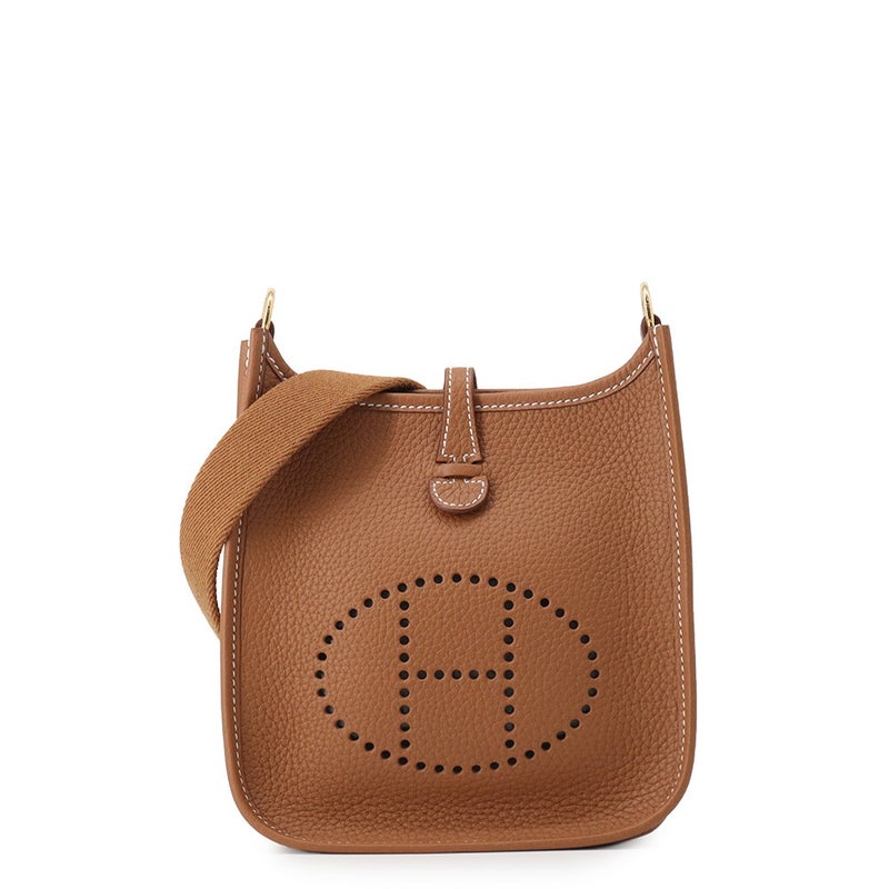 エルメス ショルダーバッグ エブリンTPM 111cm アマゾン ゴールド/ゴールド金具 トリヨンクレマンス G刻印 HERMES