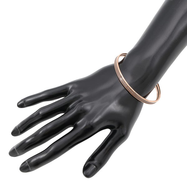 エルメス バングル エナメルブレスレット ユニ エトゥープ/ピンクゴールド金具 HERMES アクセサリー