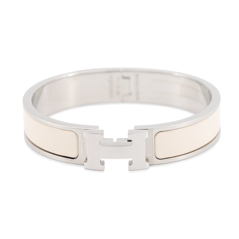 エルメス ブレスレット クリックH クリッククラックPM クレーム/シルバー金具 HERMES アクセサリー