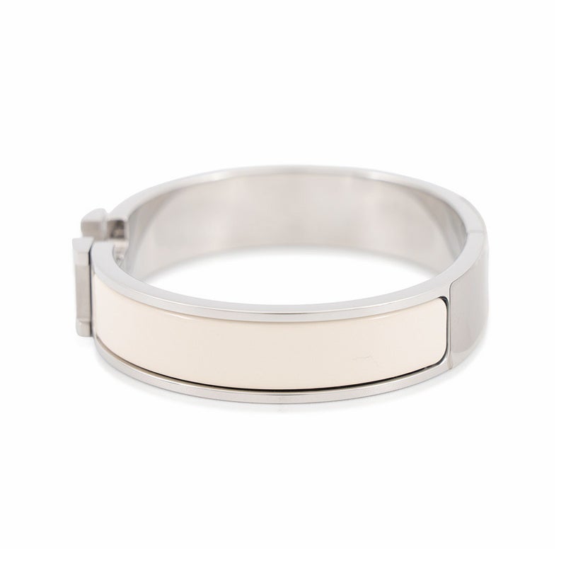 エルメス ブレスレット クリックH クリッククラックPM クレーム/シルバー金具 HERMES アクセサリー