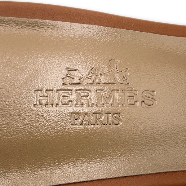 エルメス サンダル オアジス Oasis カーフレザー レディースサイズ36 HERMES 靴
