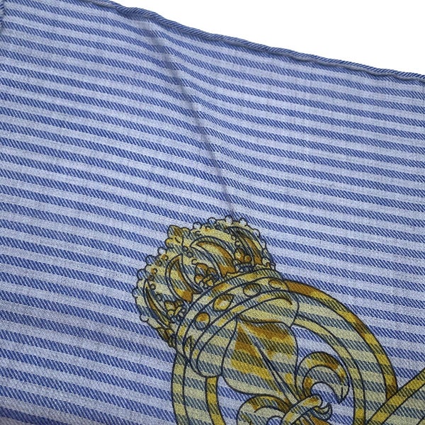 エルメス スカーフ カレ140 カレジェアン カヴァルカドュール レイユール Cavalcadour Rayure HERMES カシミヤ シルク 20221年春夏