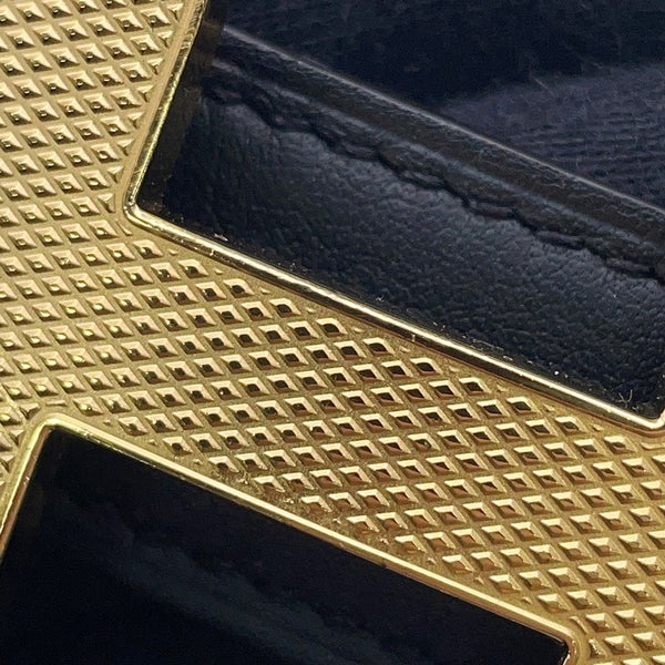 エルメス ベルト コンスタンスH ギロッシュ ブラック/エトゥープ/ゴールド金具 スイフト/エプソン B刻印 サイズ70 黒