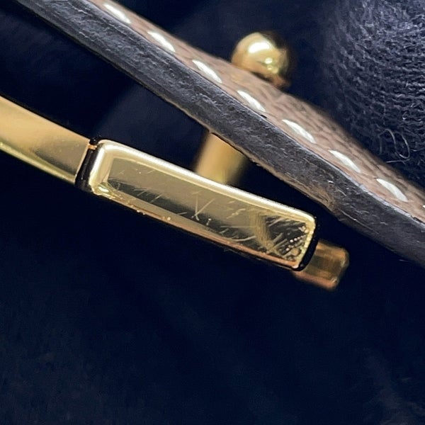 エルメス ベルト コンスタンスH ギロッシュ ブラック/エトゥープ/ゴールド金具 スイフト/エプソン B刻印 サイズ70 黒