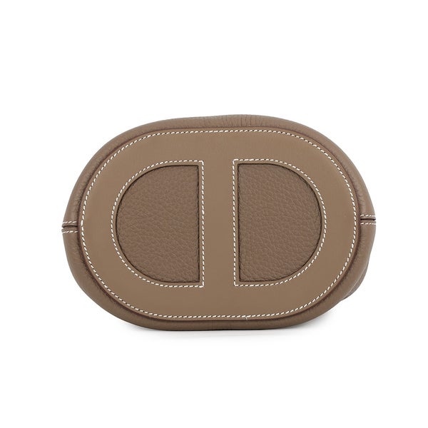 エルメス トートバッグ インザループ 18 エトゥープ/ゴールド金具 トリヨンクレマンス/スイフト B刻印 HERMES