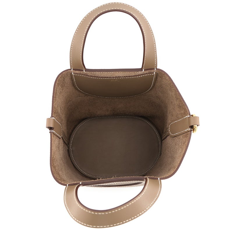 エルメス トートバッグ インザループ 18 エトゥープ/ゴールド金具 トリヨンクレマンス/スイフト B刻印 HERMES