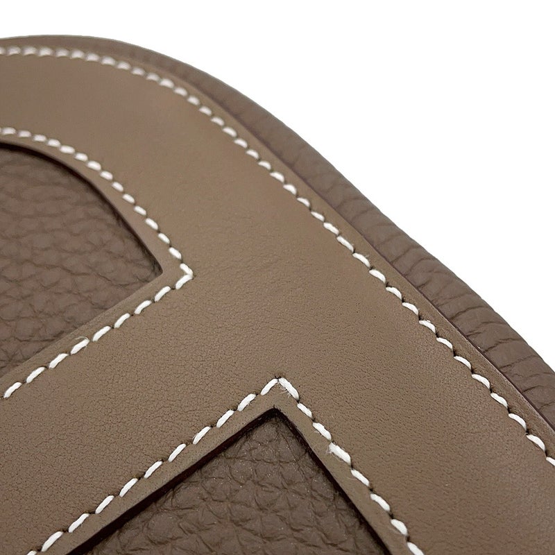 エルメス トートバッグ インザループ 18 エトゥープ/ゴールド金具 トリヨンクレマンス/スイフト B刻印 HERMES