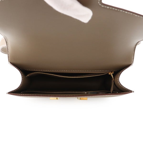 エルメス ショルダーバッグ コンスタンス24 ミロワール エトゥープ/ゴールド金具 エプソン B刻印 HERMES