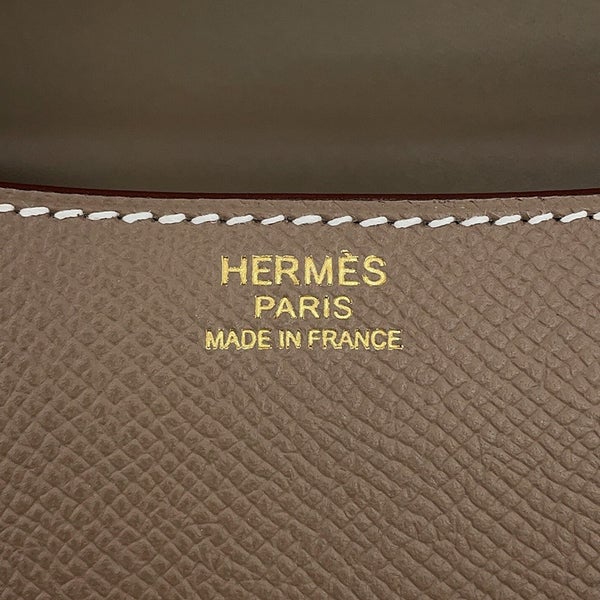 エルメス ショルダーバッグ コンスタンス24 ミロワール エトゥープ/ゴールド金具 エプソン B刻印 HERMES