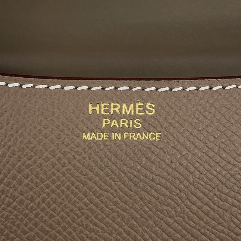 エルメス ショルダーバッグ コンスタンス24 ミロワール エトゥープ/ゴールド金具 エプソン B刻印 HERMES