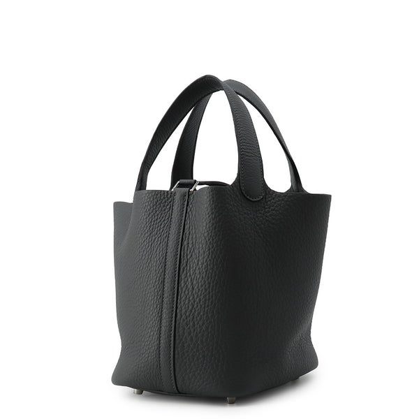 エルメス ハンドバッグ ピコタンロックPM グリミスティ/シルバー金具 トリヨンクレマンス G刻印 HERMES トートバッグ
