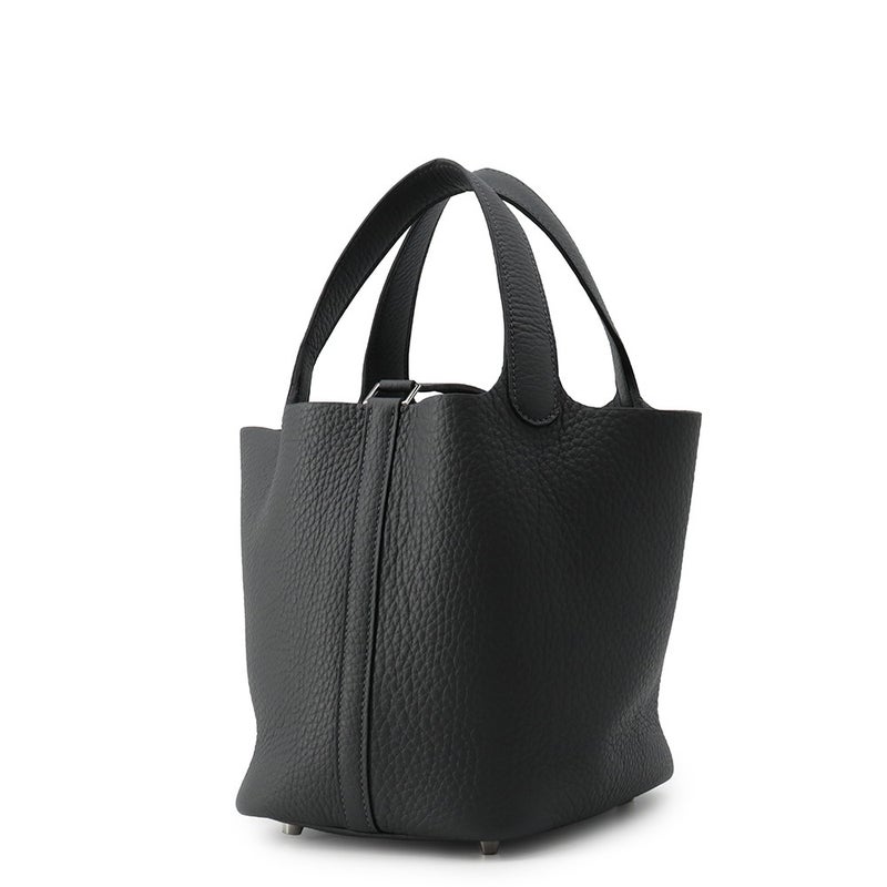 エルメス ハンドバッグ ピコタンロックPM グリミスティ/シルバー金具 トリヨンクレマンス G刻印 HERMES トートバッグ