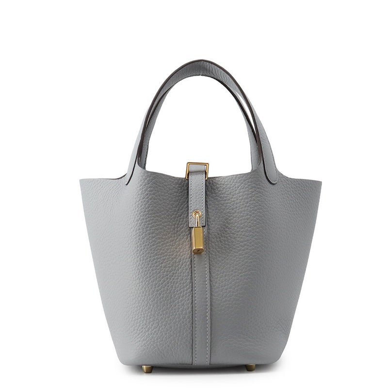 エルメス ハンドバッグ ピコタンロックPM グリパンタン/ゴールド金具 トリヨンクレマンス G刻印 HERMES