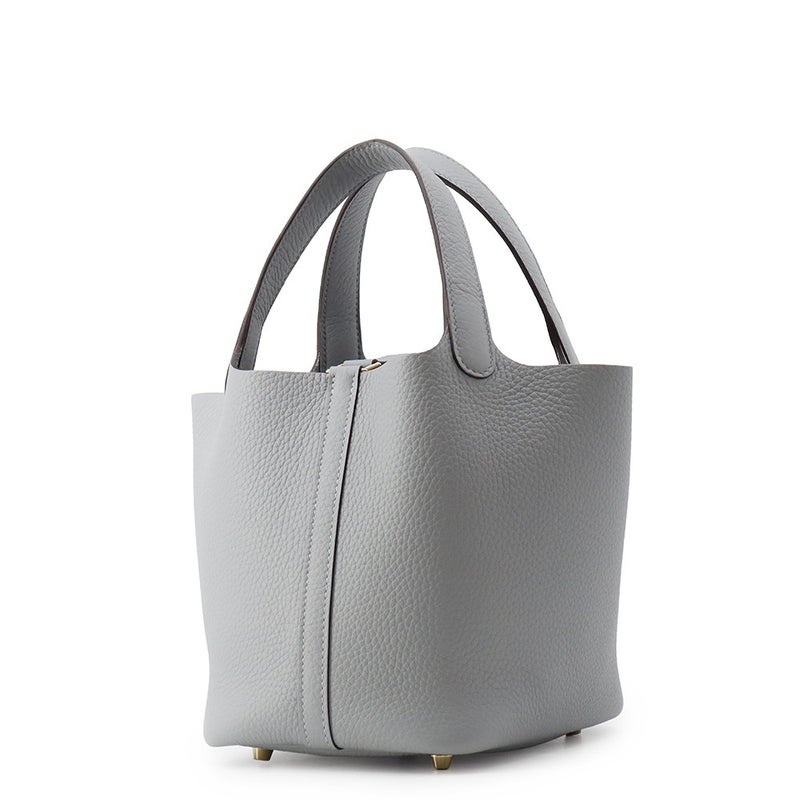 エルメス ハンドバッグ ピコタンロックPM グリパンタン/ゴールド金具 トリヨンクレマンス G刻印 HERMES