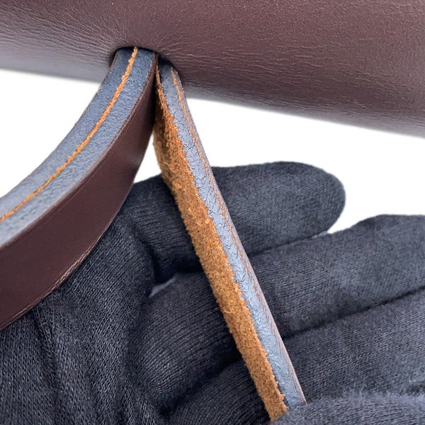 エルメス エールバッグジップPM エトゥープ/エベンヌ/シルバー金具 トワルオフィシエ/ヴァッシュハンター D刻印 HERMES