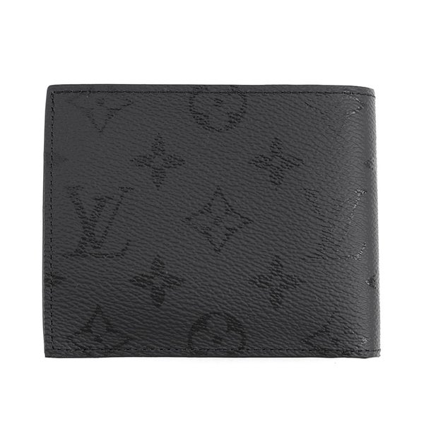ルイヴィトン 二つ折り財布 モノグラム・ミッドナイト ポルトフォイユ・マルコ M2A672 LOUIS VUITTON ブラック 黒