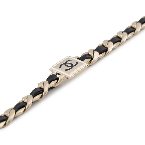シャネル チョーカー ココマーク メタル レザー B21B CHANEL アクセサリー ネックレス