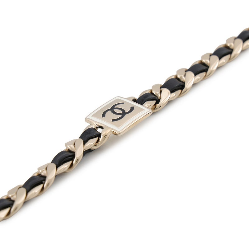 シャネル チョーカー ココマーク メタル レザー B21B CHANEL アクセサリー ネックレス